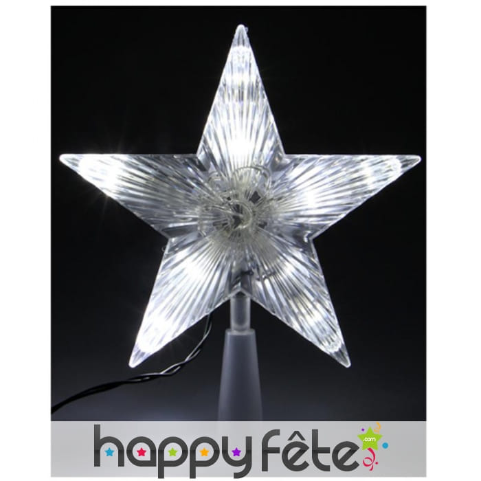 Cimier étoile led lumineuse pour intérieur