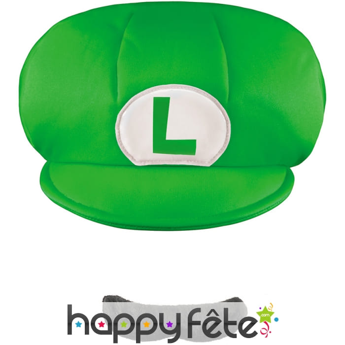 Casquette et Moustache de Luigi pour enfant