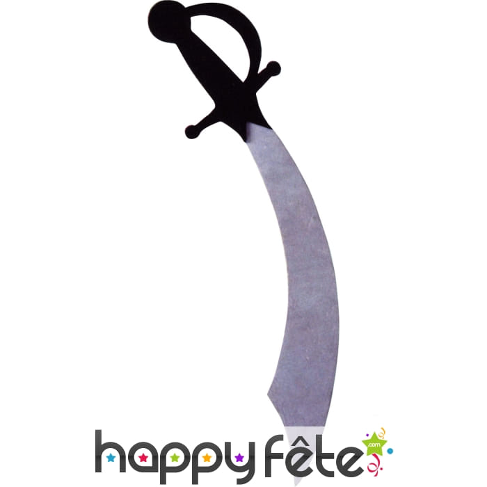 Cimeterre en mousse. Idéal pour les pirates