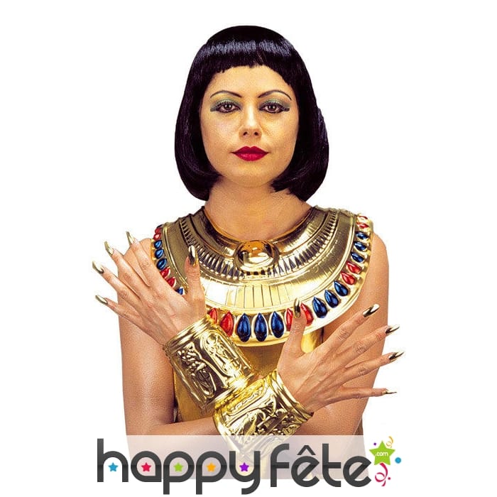 Collier et manchettes égyptiennes