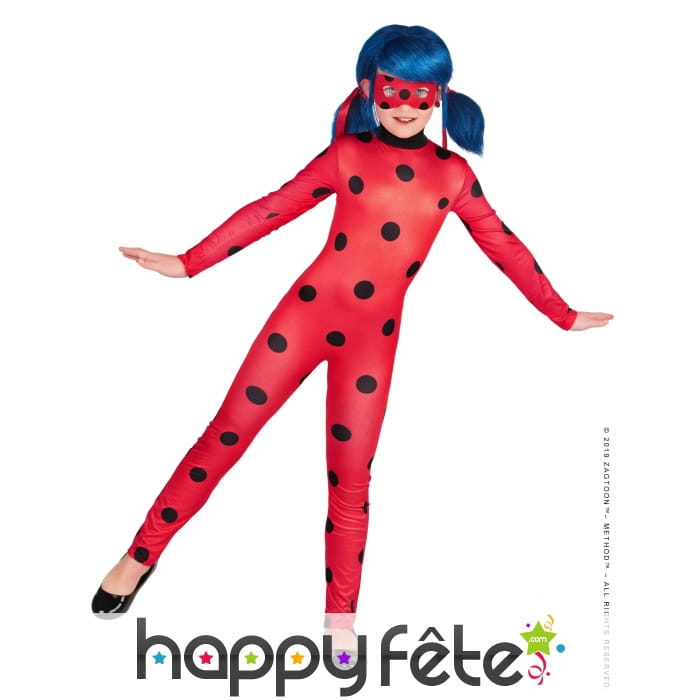 Combinaison et masque de Ladybug Miraculous, fille