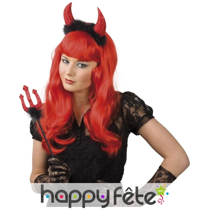 Cornes et mini trident de diablesse