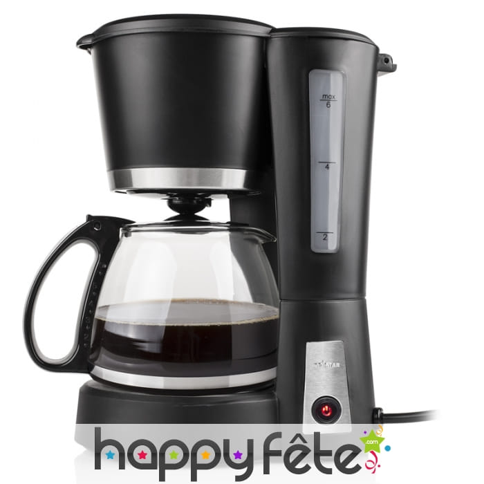 Cafetière électrique noire de 0,6 L