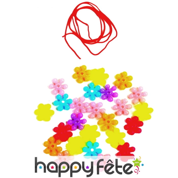 Collier en perles de fleurs à composer