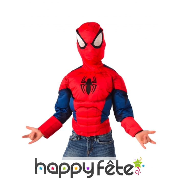 Cagoule et T-shirt Spiderman pour enfant