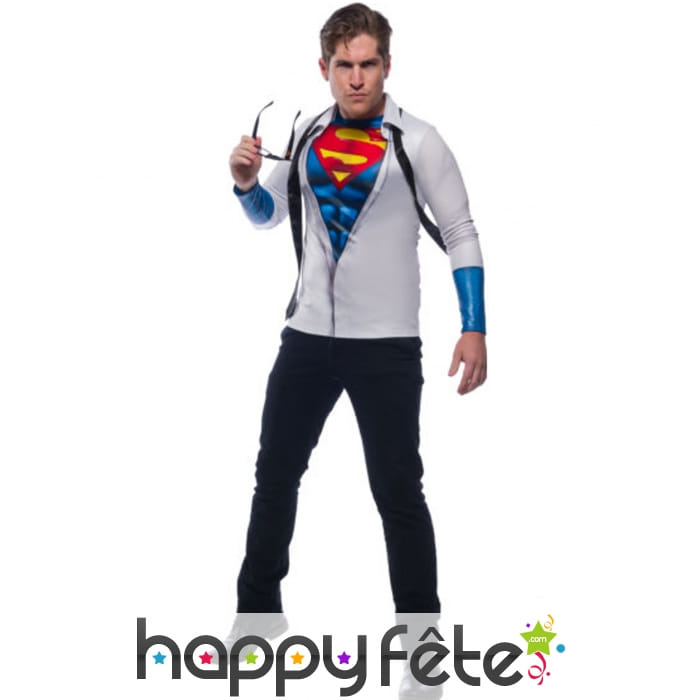Cravate et T-shirt de Superman pour homme