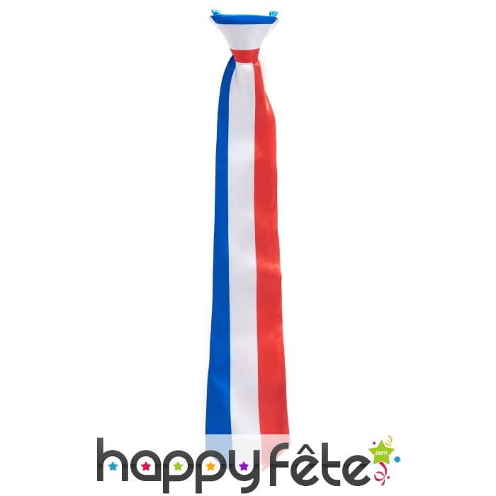 Cravate France bleu blanc rouge