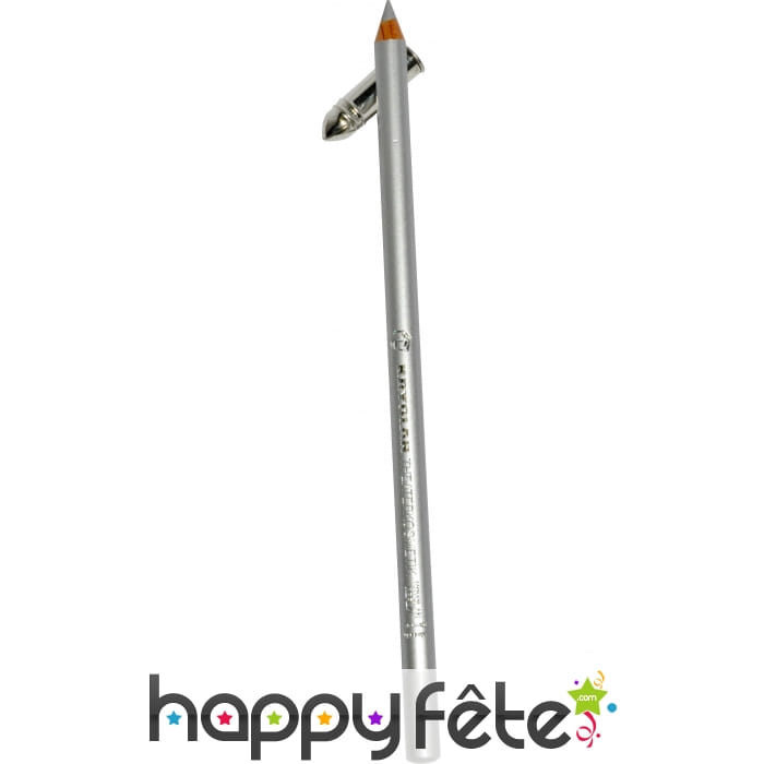 Crayon fin contour argenté