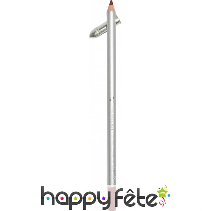 Crayon fin contour des yeux rouge brique