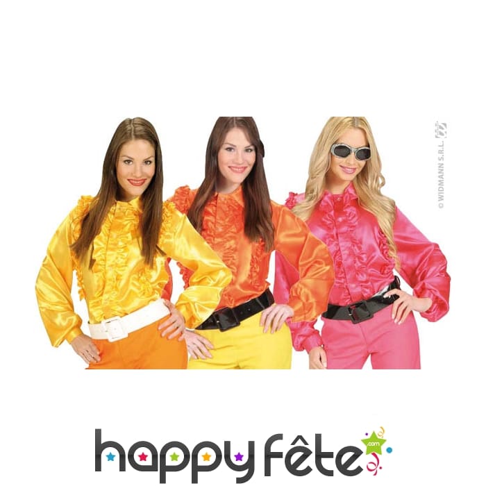 Chemise femme disco