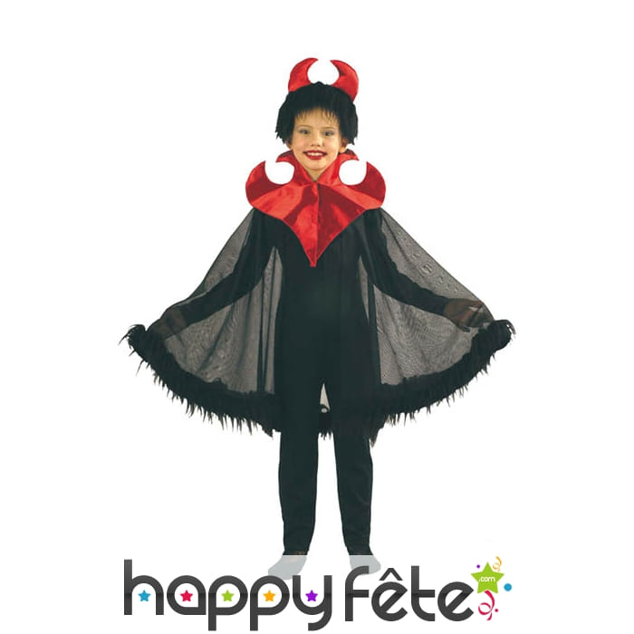 Costume fée diabolique pour enfant