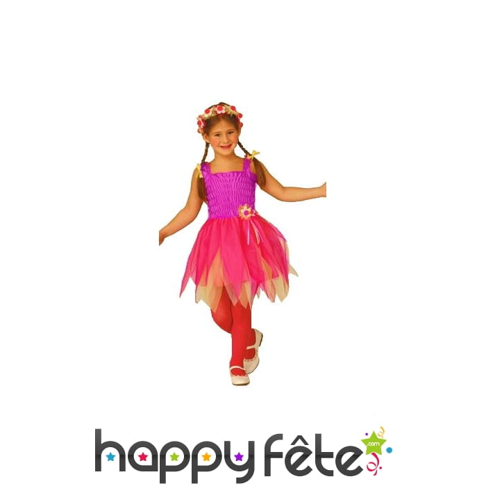 Costume fuchsia de petite fée