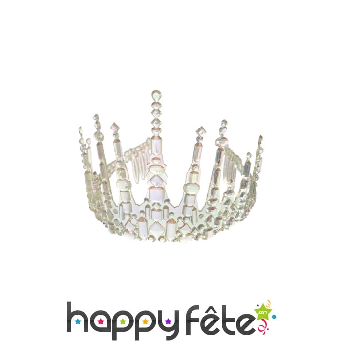 Couronne fée des neige avec effet cristal