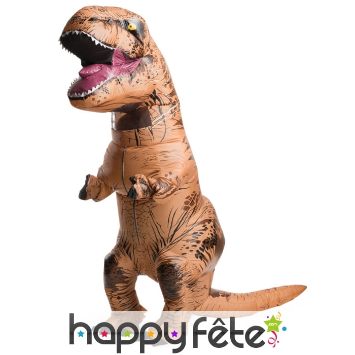 Costume gonflable de Tyrannosaure pour adulte