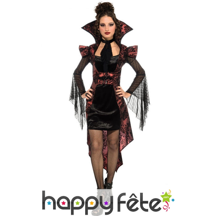 Costume gothique de femme vampire