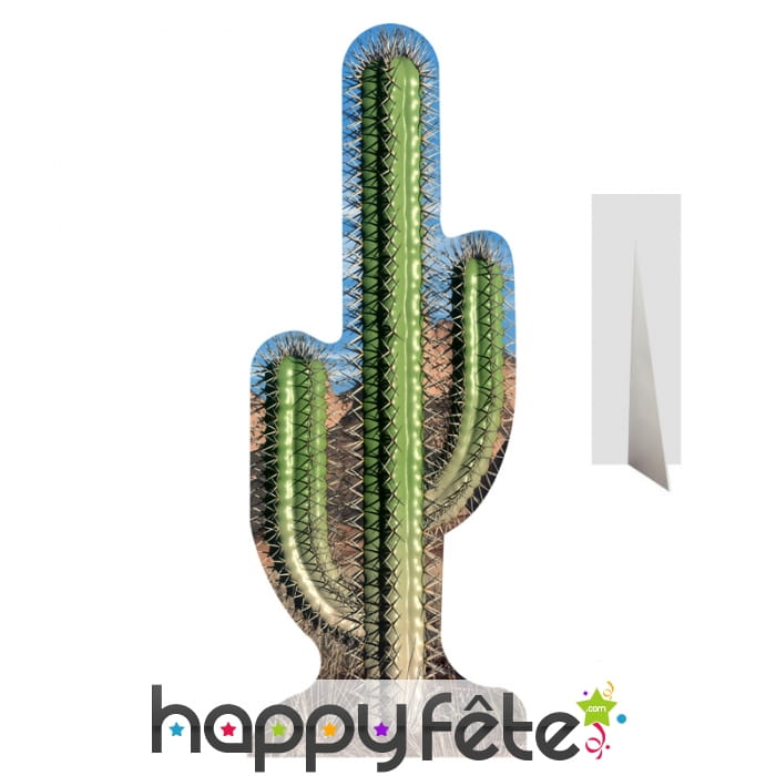 Cactus géant en carton plat