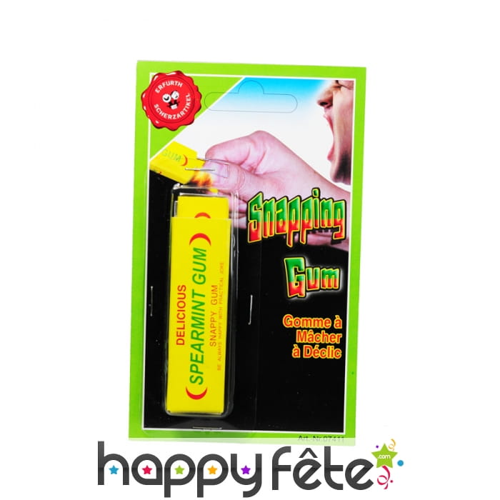 Chewing-gum tape doigt