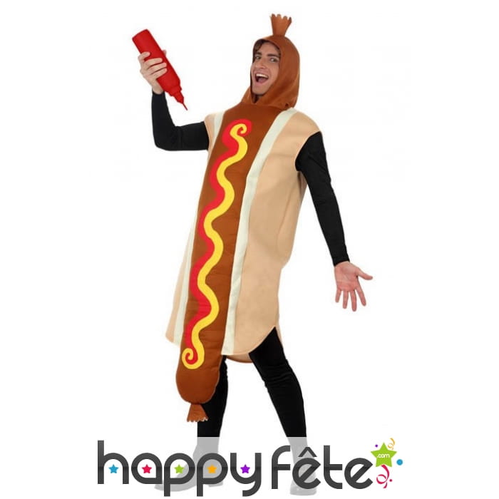 Costume hot dog pour adulte