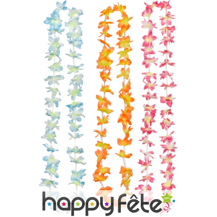 Collier hawaen en fleur