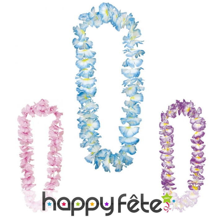 Collier Hawaïen fleuri