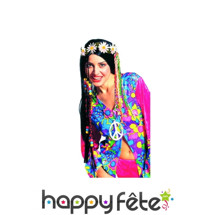 Couronne hippie fleurie