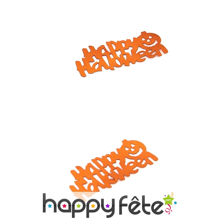 Confettis Happy Halloween de 5 x 2 cm