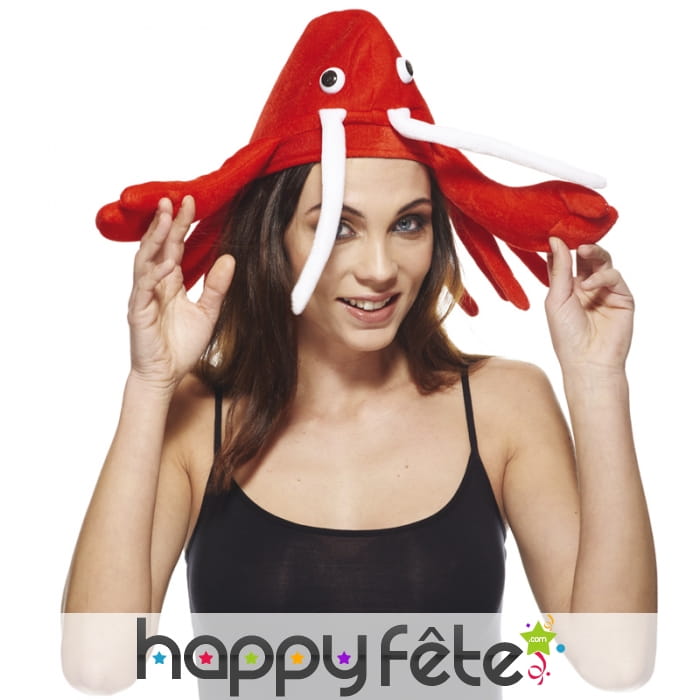 Chapeau homard pour adulte