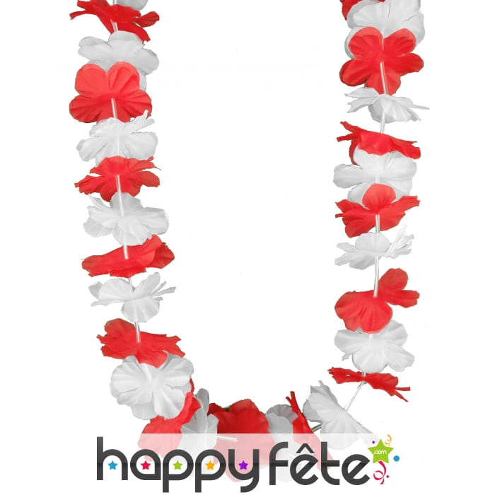 Collier hawaï pour supporter Danois ou Anglais