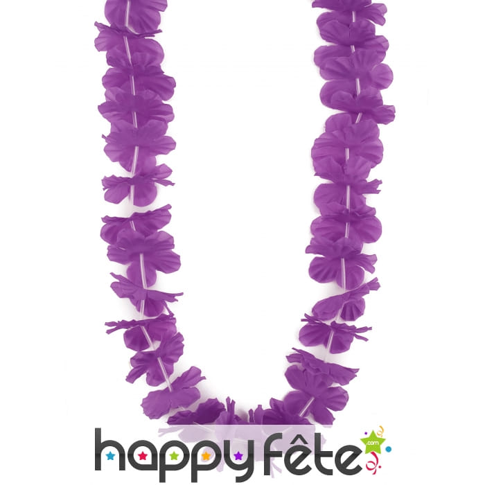 Collier Hawaïen violet