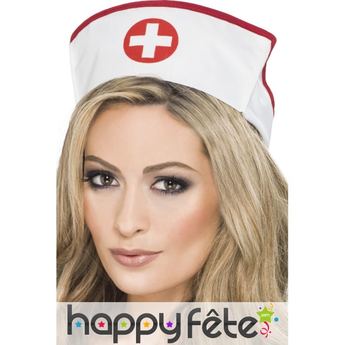 Coiffe infirmière blanche