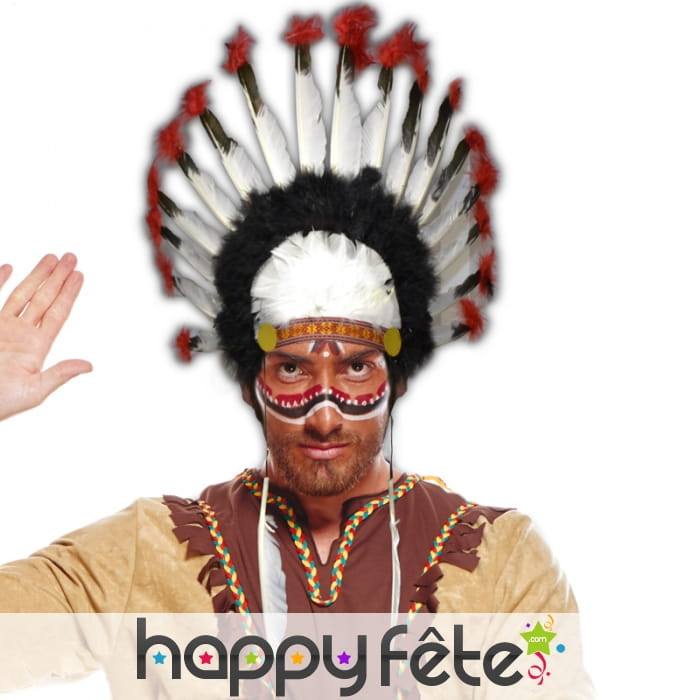 Coiffe indien de grand guerrier