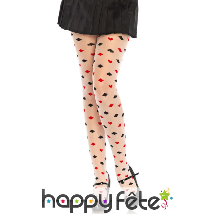 Collants imprimé des 4 symboles de carte