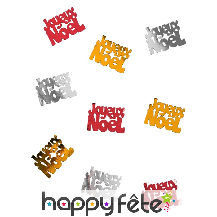 Confettis Joyeux Noël géants de 8.5 cm