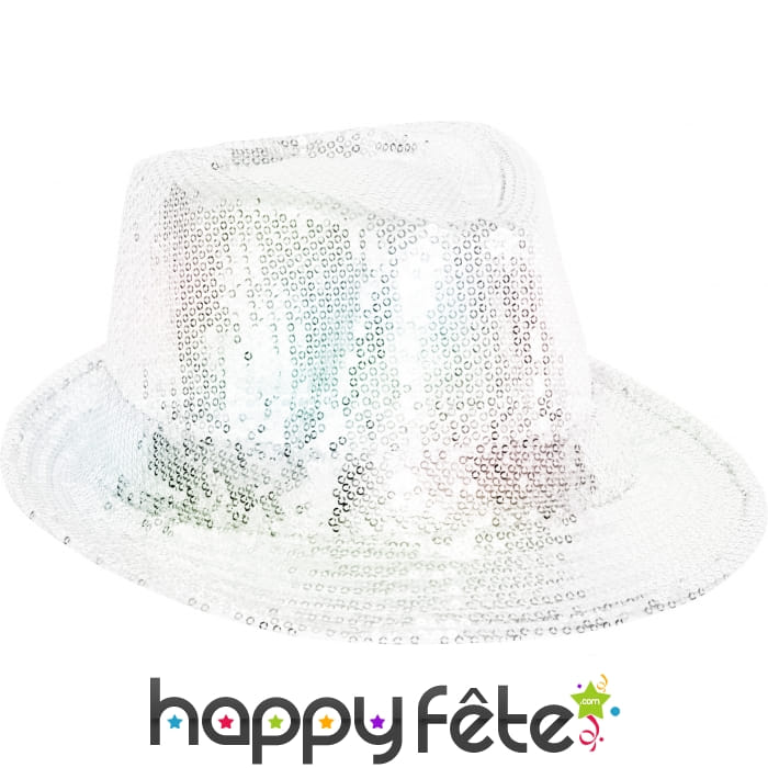Chapeau Justin pailletté nacre