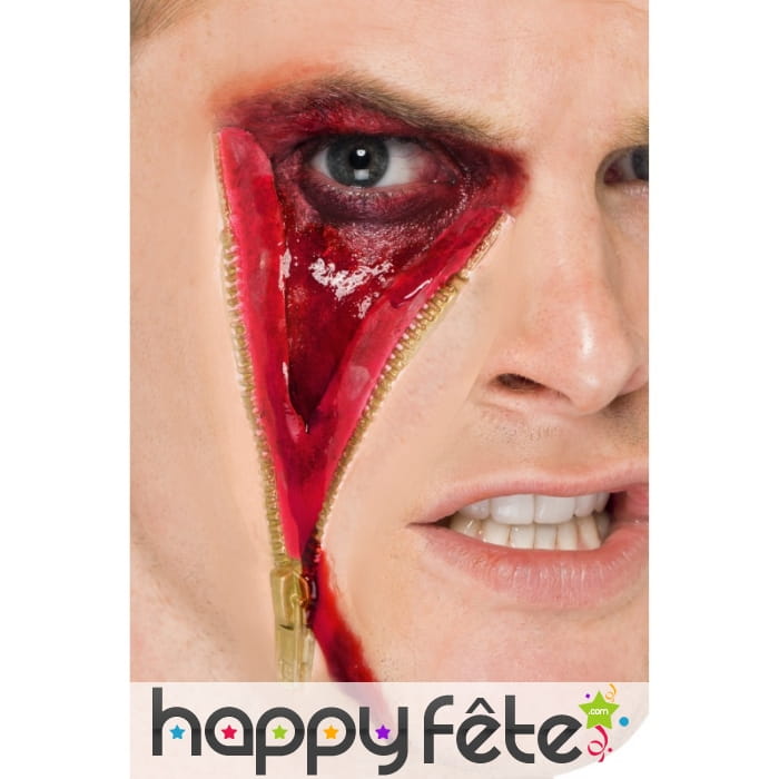 Cicatrice joue zip
