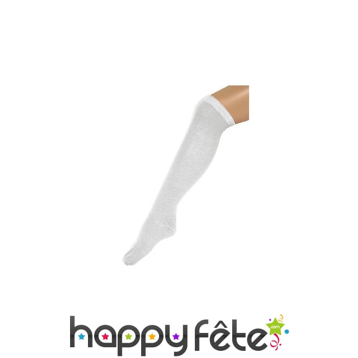 Chaussettes longues blanches