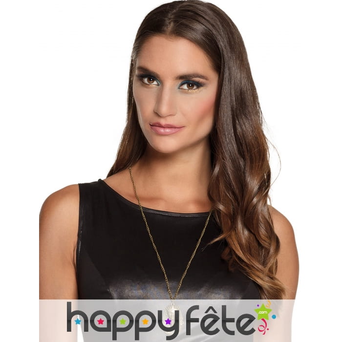 Collier long bijou pharaon pour femme