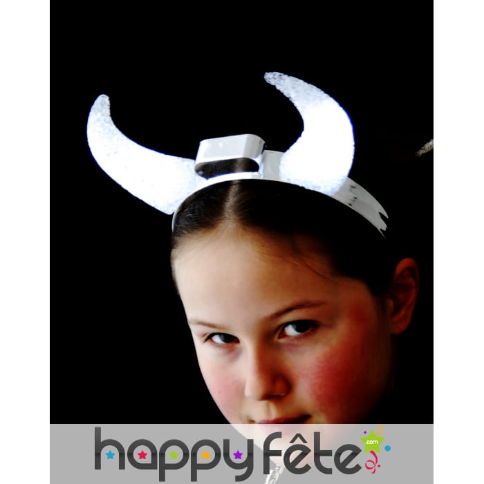 Cornes lumineuses blanche