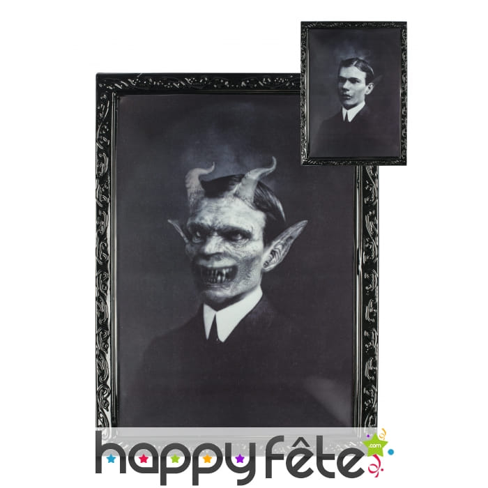 Cadre lenticulaire démoniaque