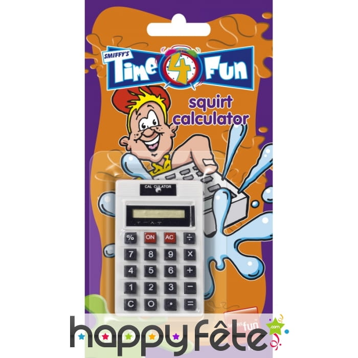 Calculatrice lançeuse d'eau