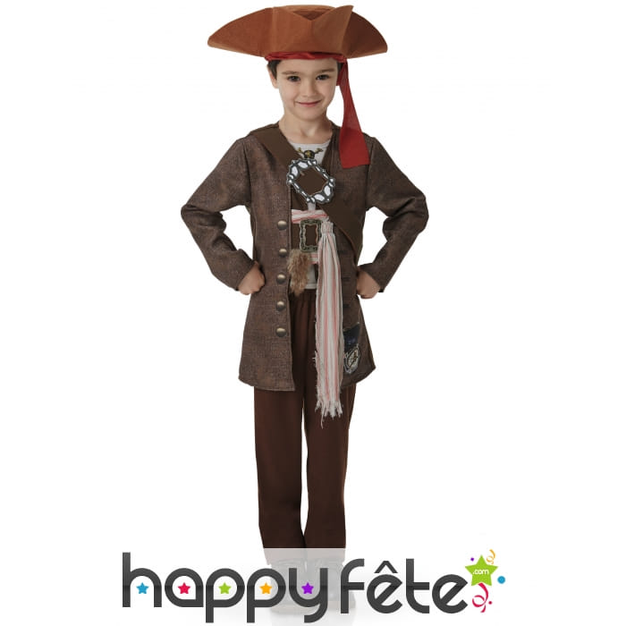 Costume luxe de Jack Sparrow pour enfant