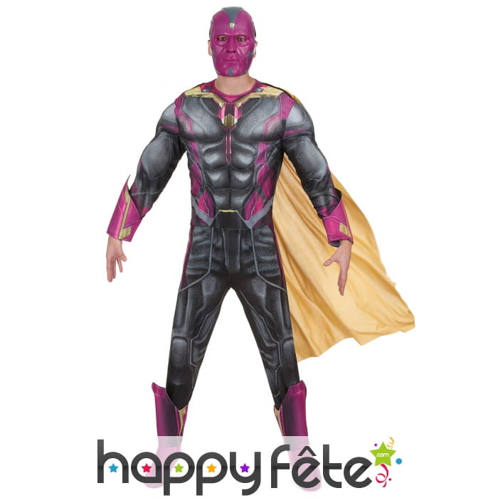 Costume luxe de Vision pour homme Avengers 2
