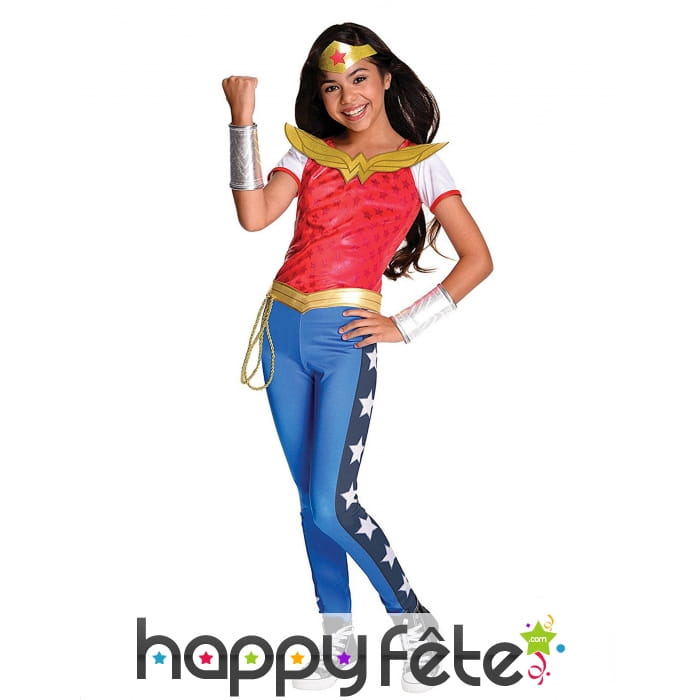 Costume luxe de Wonder Woman pour enfant