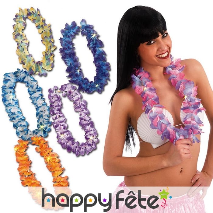 Collier led hawaïen