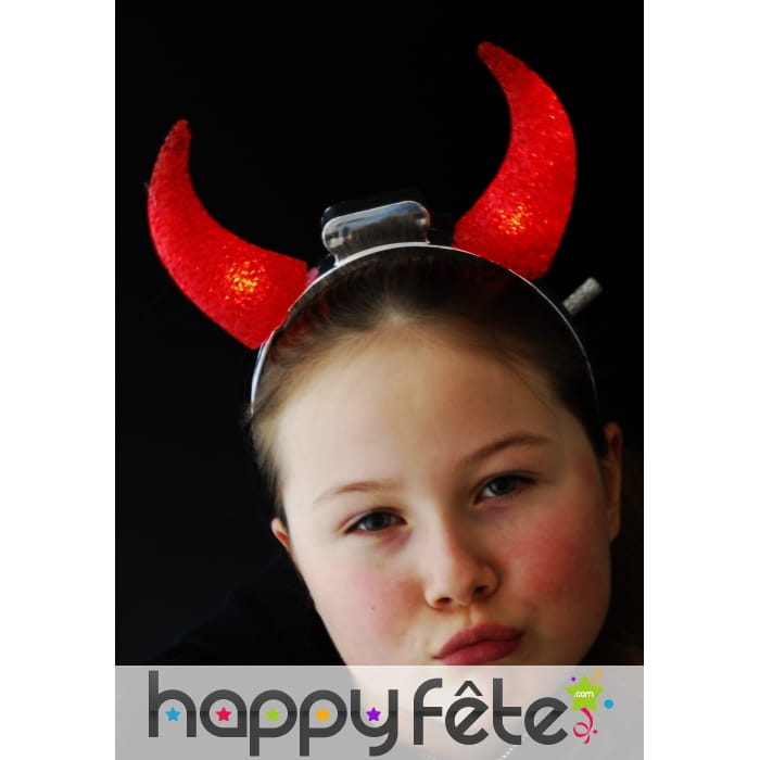 Cornes lumineuses rouge