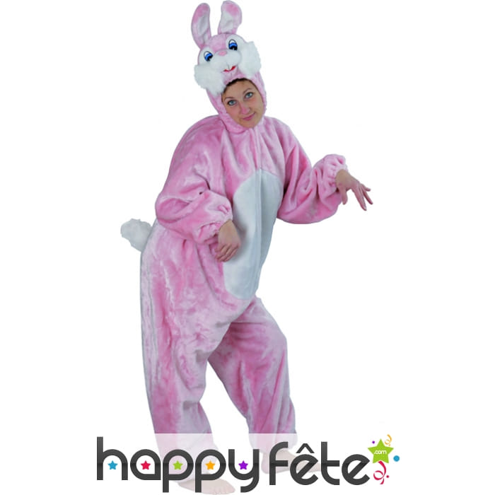 Costume lapin rose
