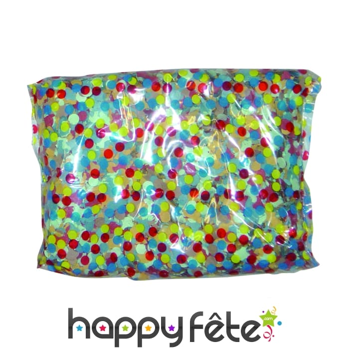 Confettis multicolores