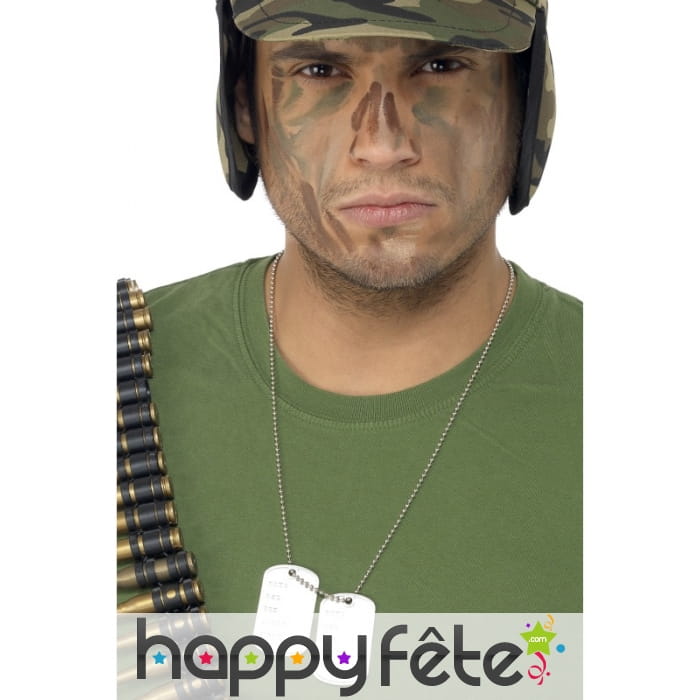 Chaine militaire aluminium