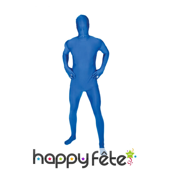 Costume Morphsuit bleu premier prix