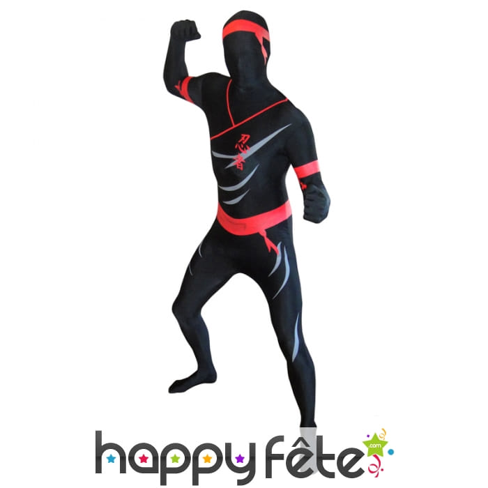Combinaison Morphsuit de ninja pour adulte